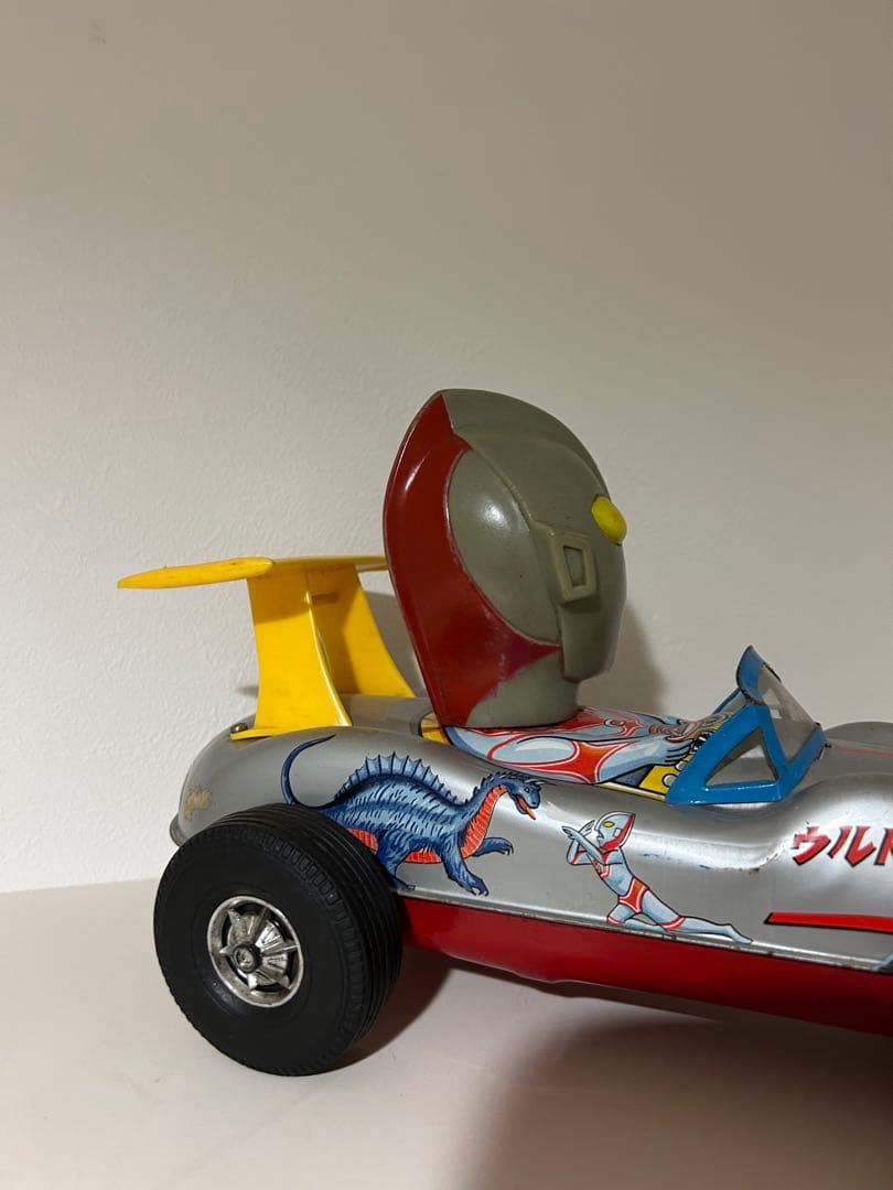 【全長30cmデカい】　ウルトラマン　ソフビ　ブリキ　当時物　昭和　増田屋