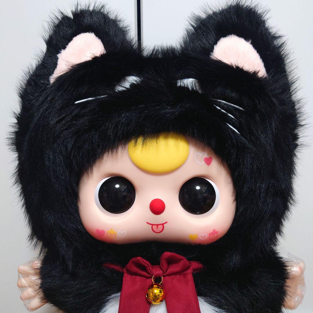 【最終値下げ！】Babythree　1000%　二代目　黒猫　まる目