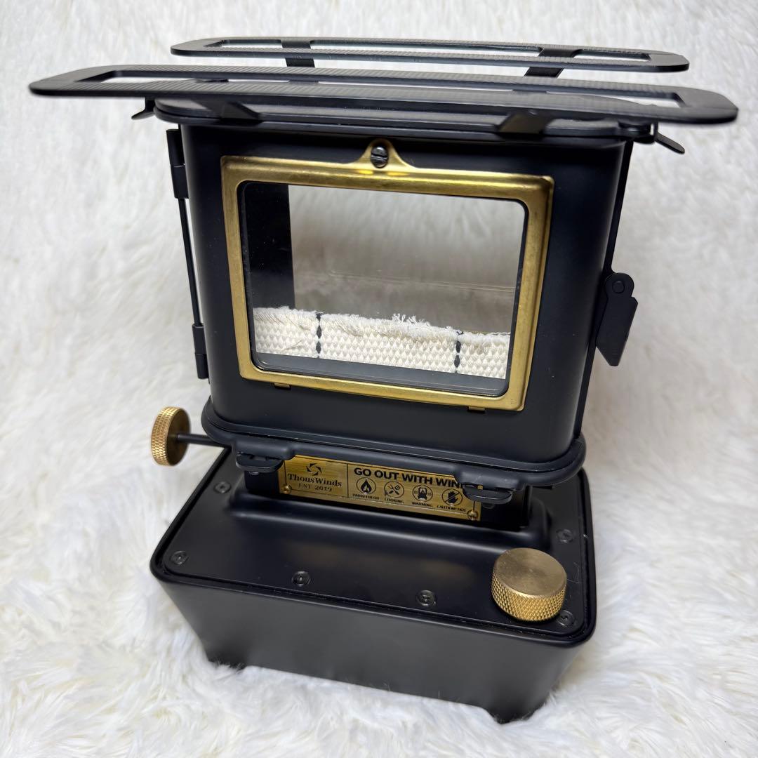 新品未使用Thous Windsオイルランプストーブ黒 ランタン