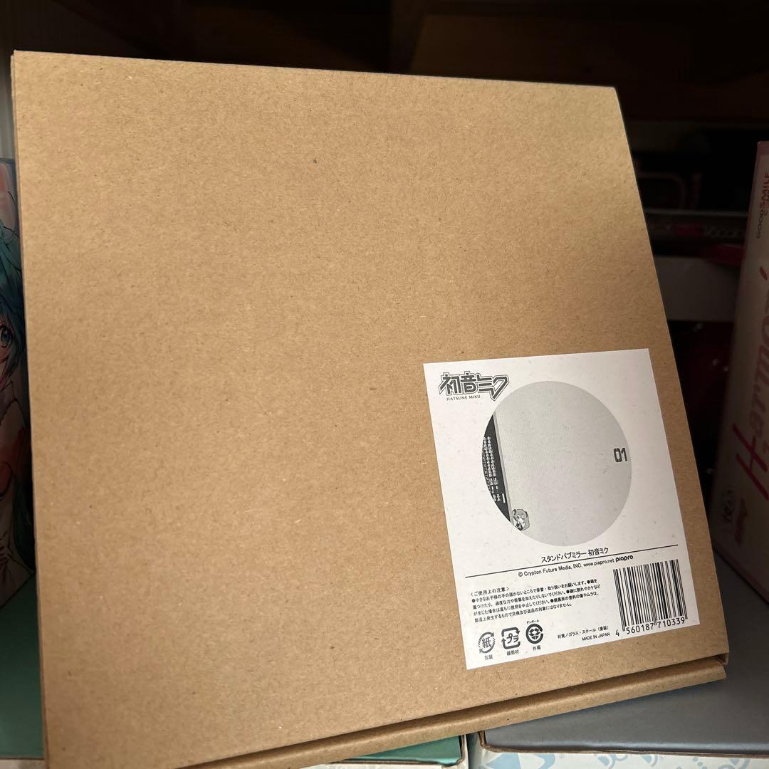 スタンドパブミラー 初音ミク / キャラパブ 予約特典クロス付き 未使用新品