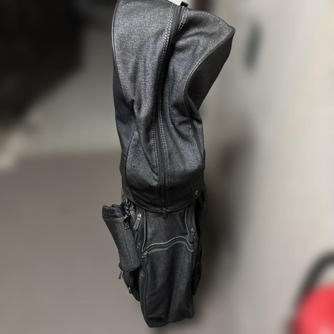 ブラックデニムキャディバッグゼクシオ