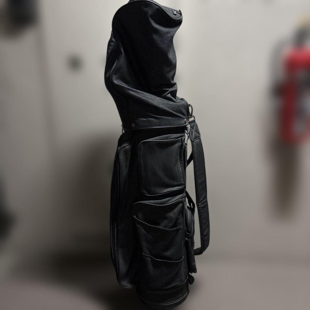 ブラックデニムキャディバッグゼクシオ