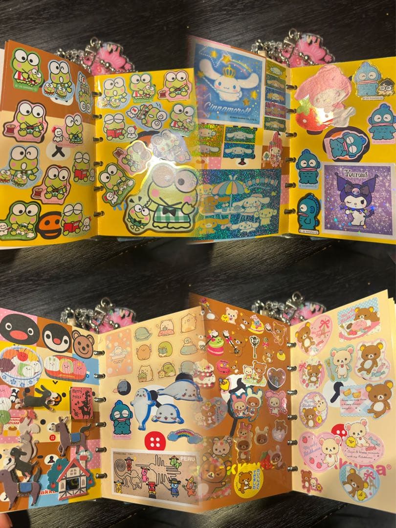 シール帳 完成形 36枚分