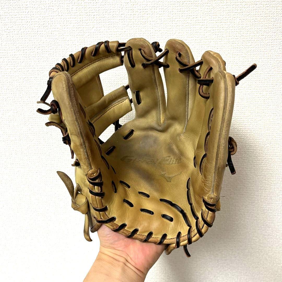 821 ミズノ グローバルエリート 型抜群 即戦力 軟式 内野手用グローブ