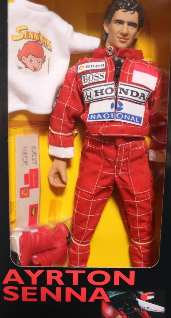 超貴重タカラ製　アイルトン ・セナ 疾風になった男　フィギャー 中古品