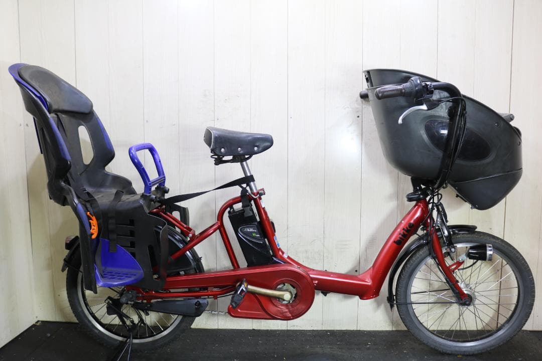 ブリヂストンbikke POLAR e BP0D37 20型 3段8.9AH 赤