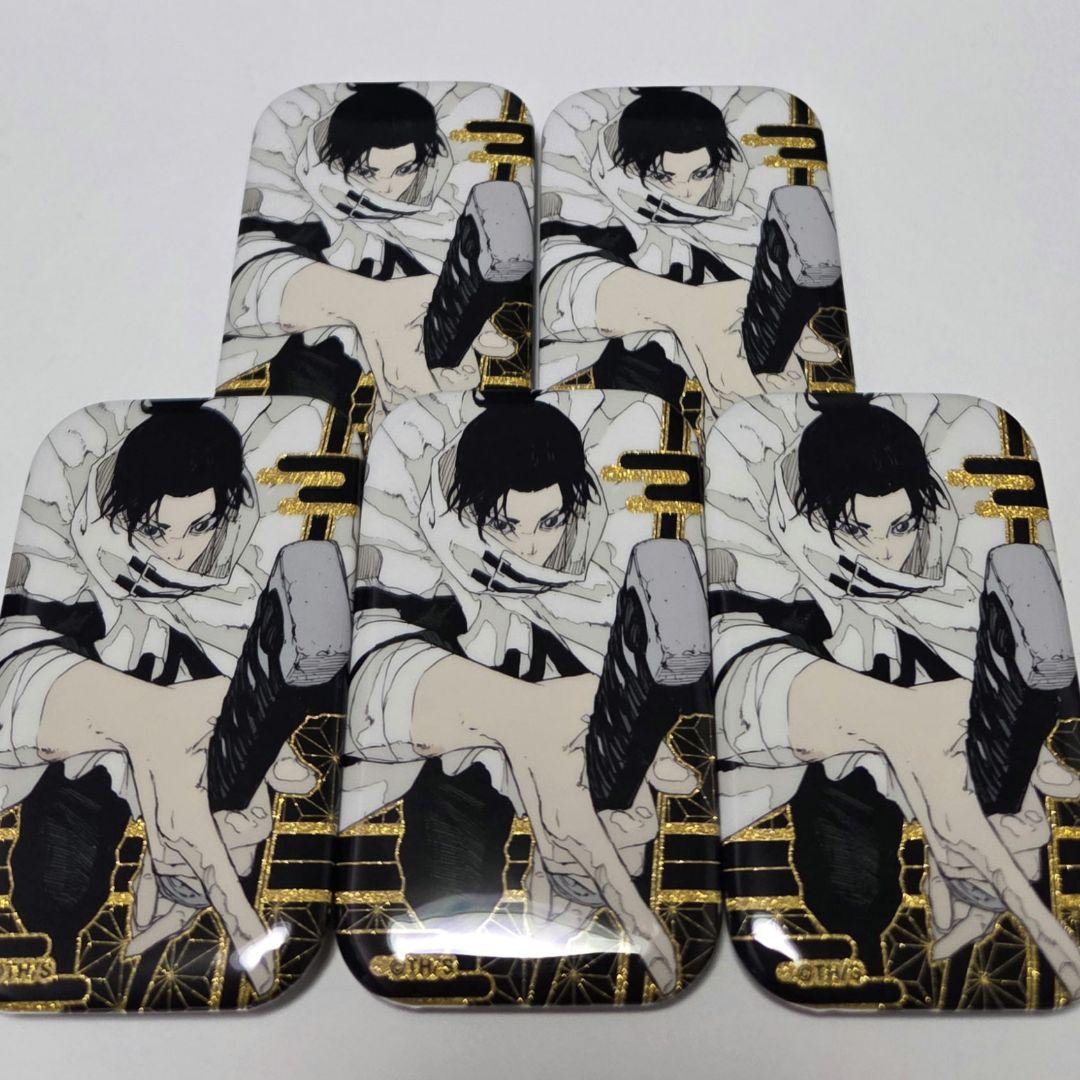 漆羽洋児　ジャンプフェスタ　カグラバチ　蒔絵風　スクエア缶バッジコレクション