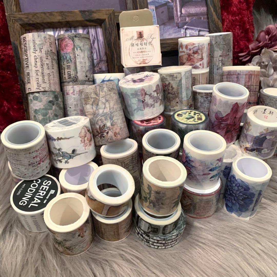 早い者勝ち最終価格▶︎import/海外マステ巻き売り大量セット