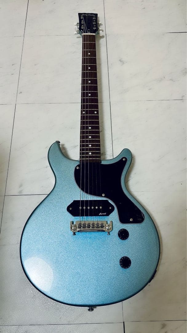Harley Benton DC-Junior Pelham Blue ギター
