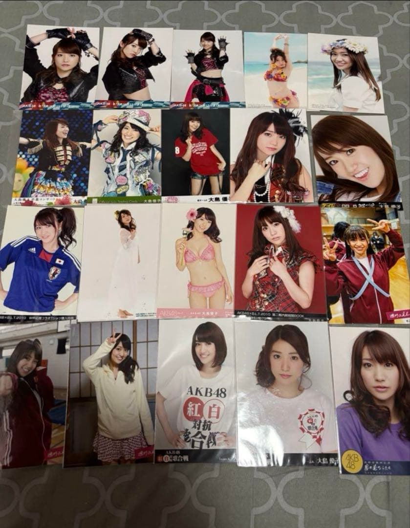 大島優子　生写真&コースターセット