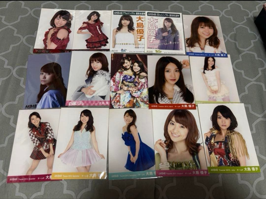 大島優子　生写真&コースターセット