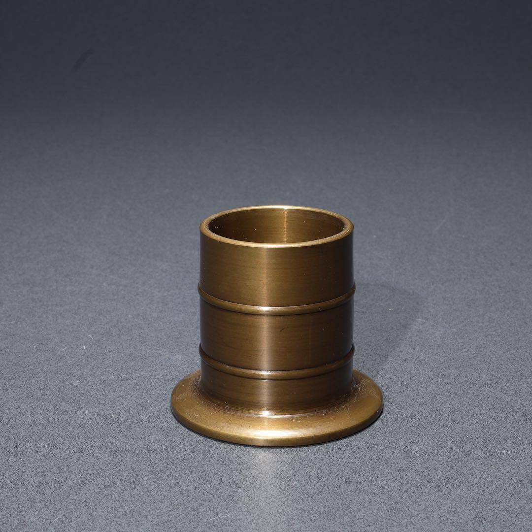 【茶道具】唐銅　皆具　秀峰　共箱　R1678