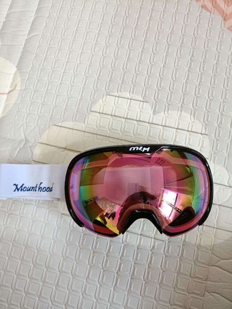 【美品】ROXY ロキシー　スキーウェアXS　 スキーゴーグル　ニット帽