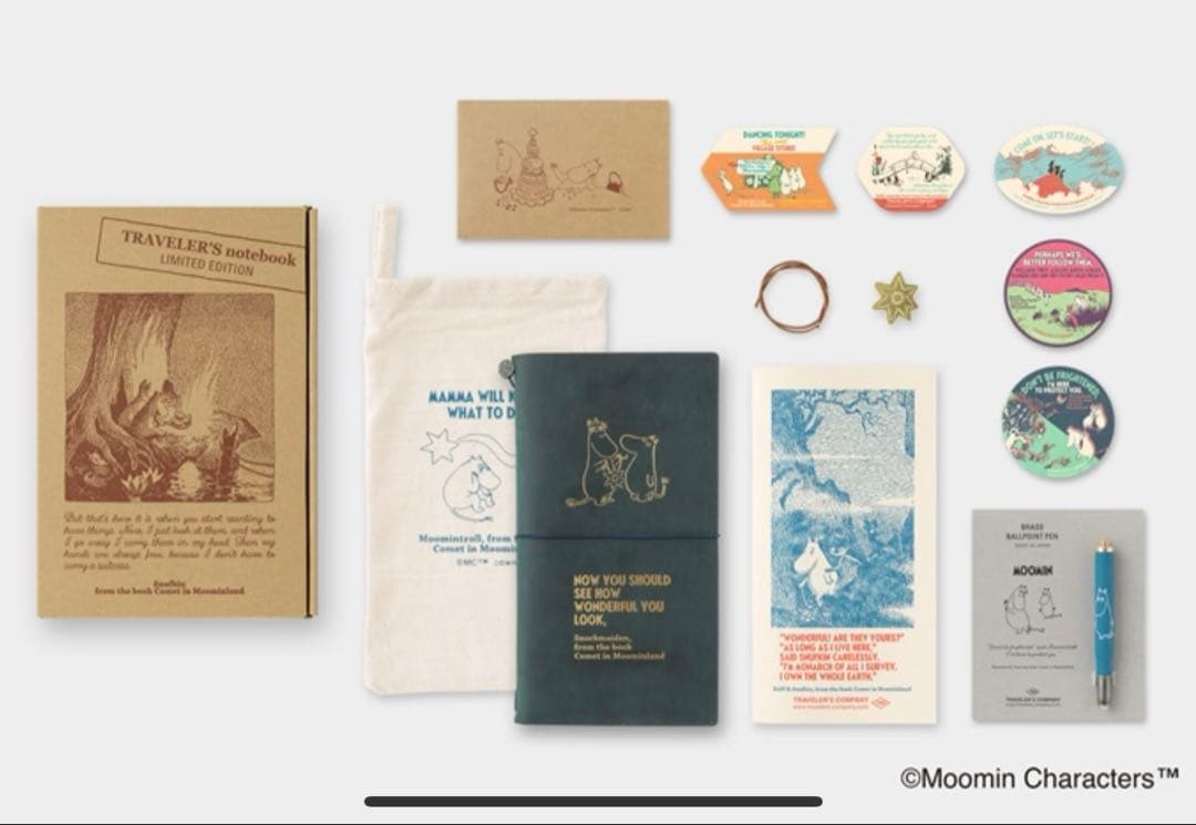 【新品未開封】ムーミン 限定版 トラベラーズノート2024 MOOMIN 彗星