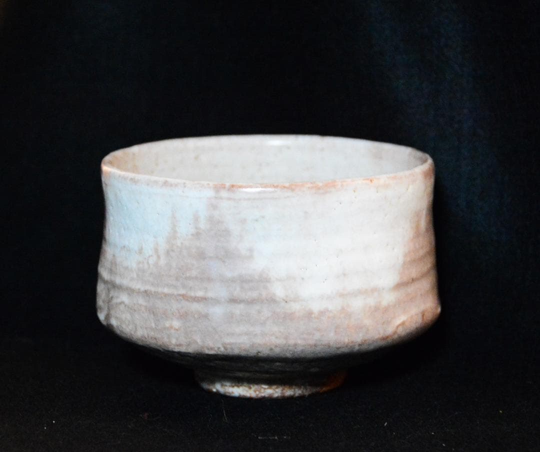 人間国宝　荒川豊蔵　志野茶碗　M334