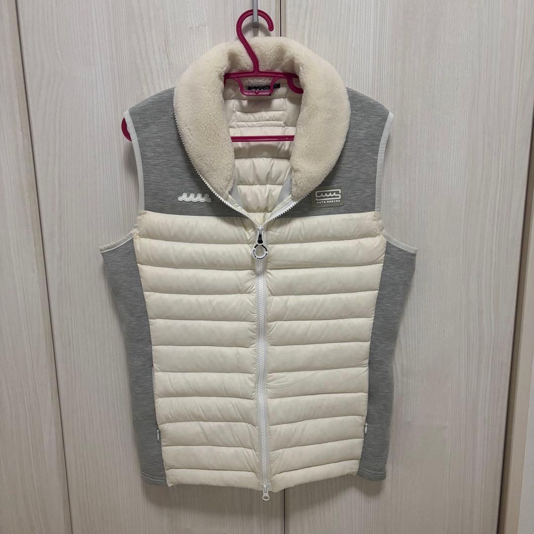 muta marine ダウンセットアップ グレー/アイボリー