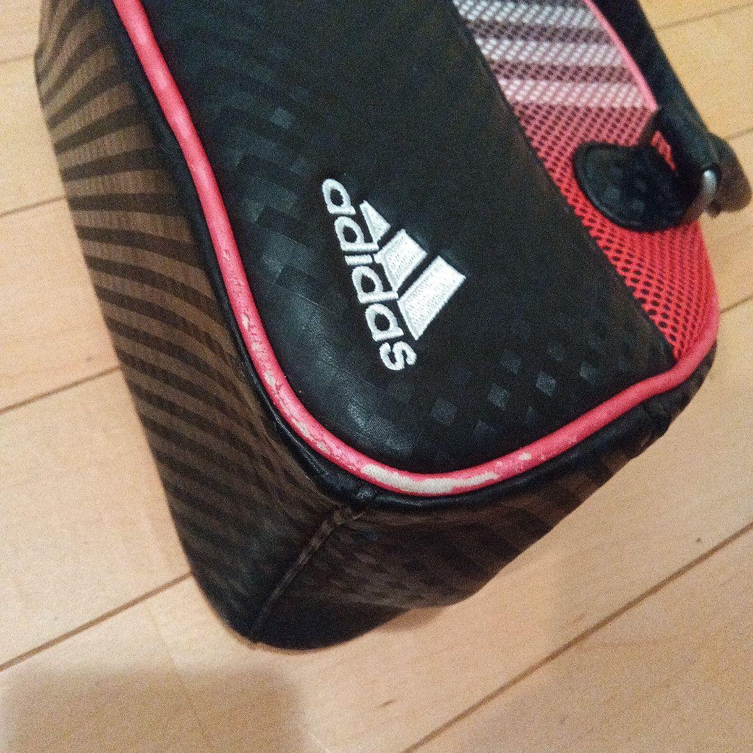 adidas キャディバッグ ネイビー/ピンク