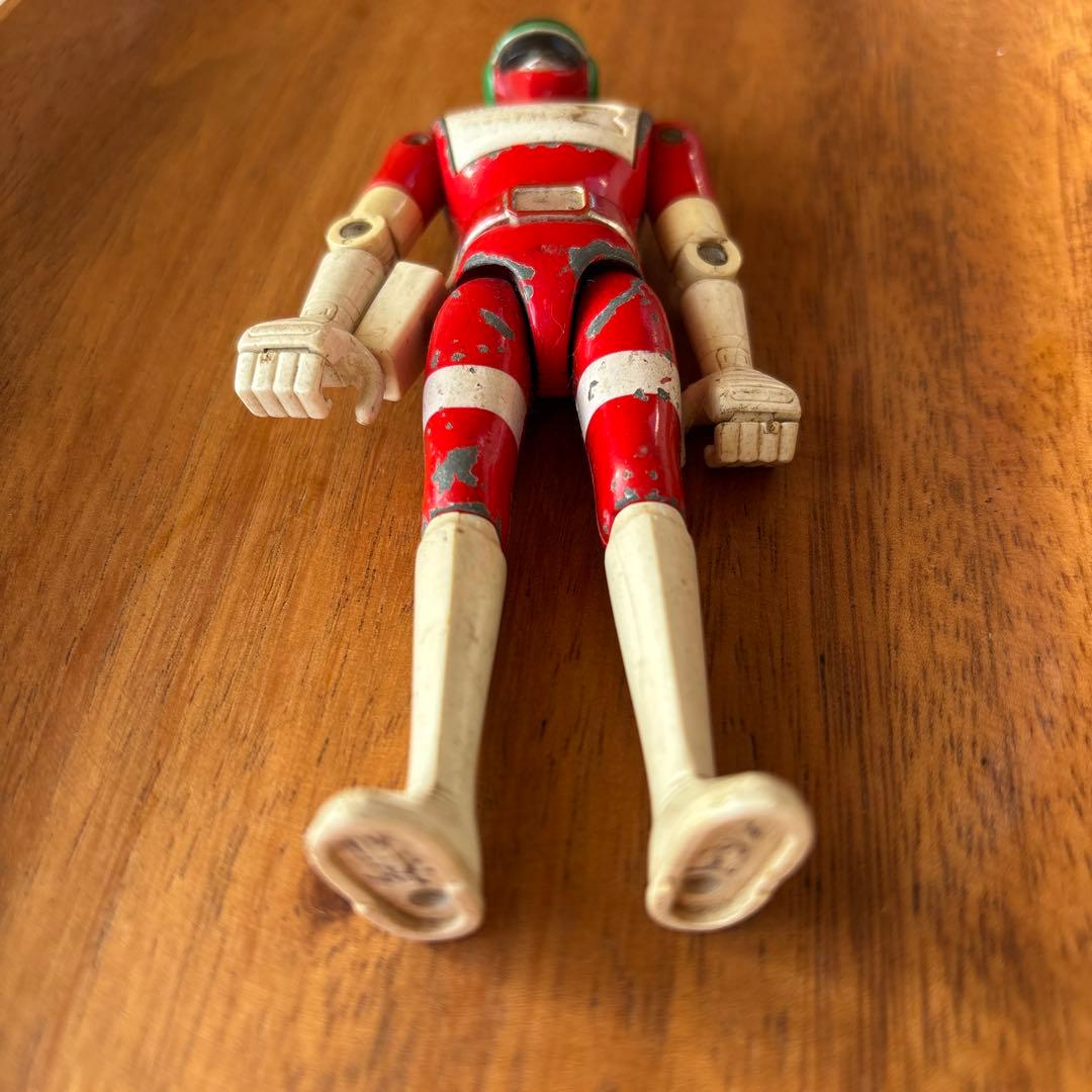 超電子バイオマン　レッドワン　超合金フィギュア　希少当時モノ　戦隊ヒーロー