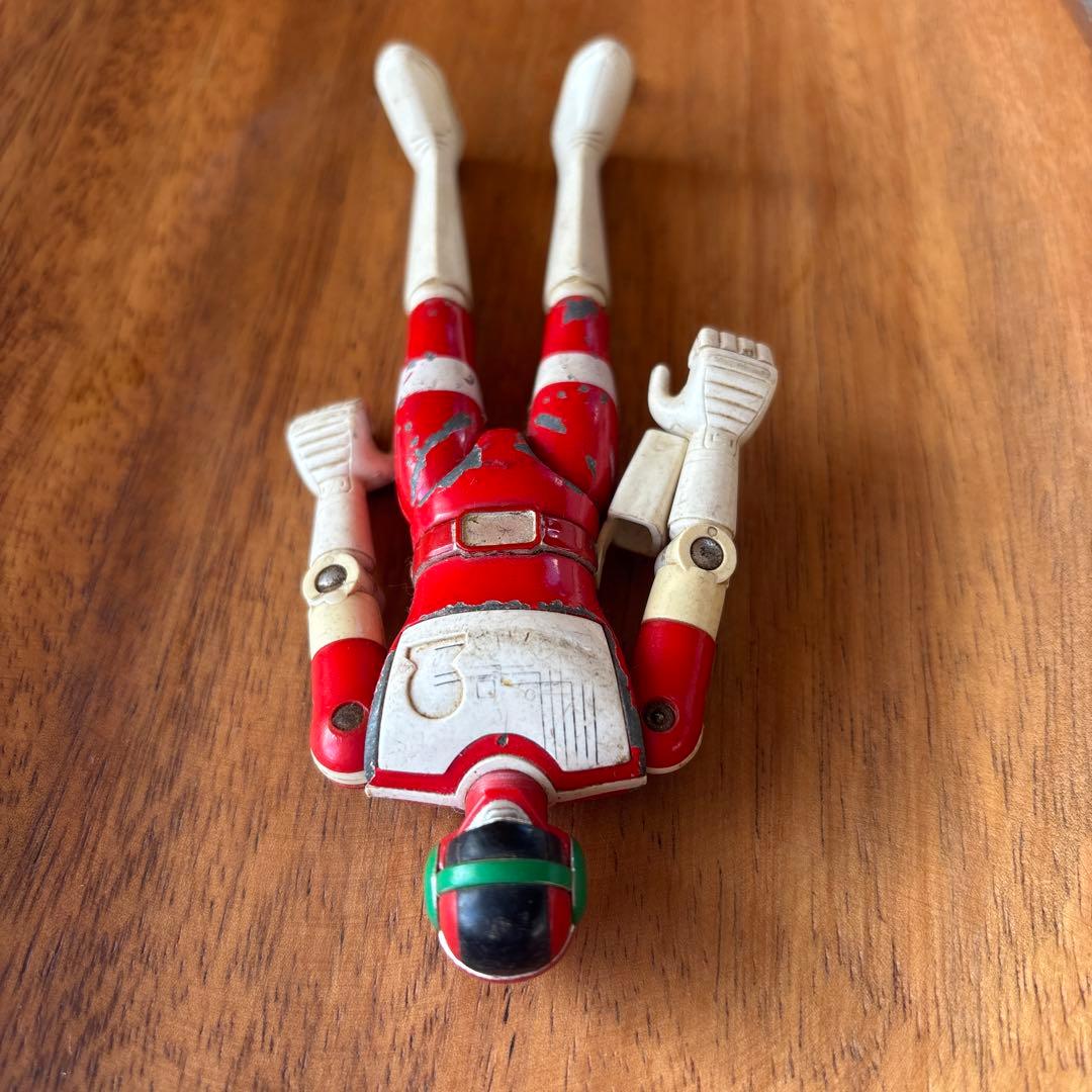 超電子バイオマン　レッドワン　超合金フィギュア　希少当時モノ　戦隊ヒーロー