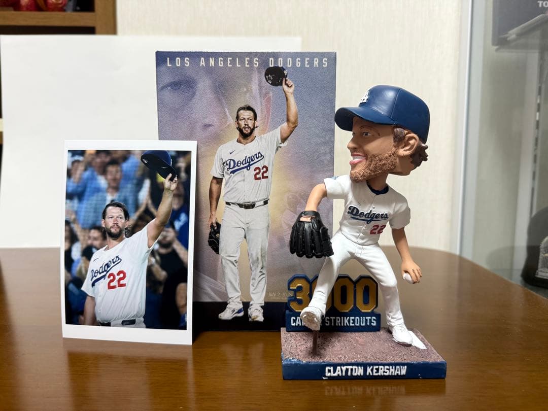 Clayton Kershaw 2000奪三振記念フィギュア