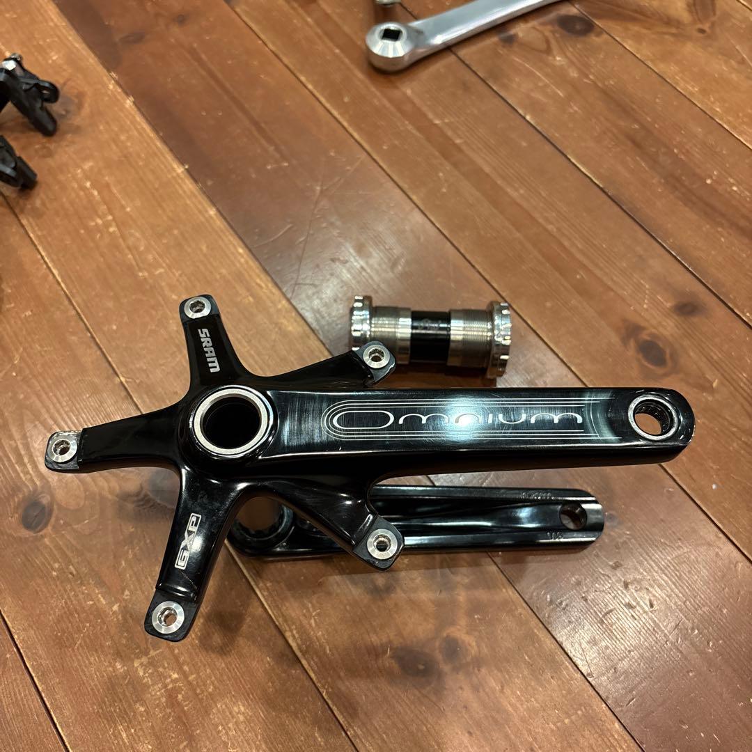 SRAM Omniumクランク philwood GXP ステンレス165mm