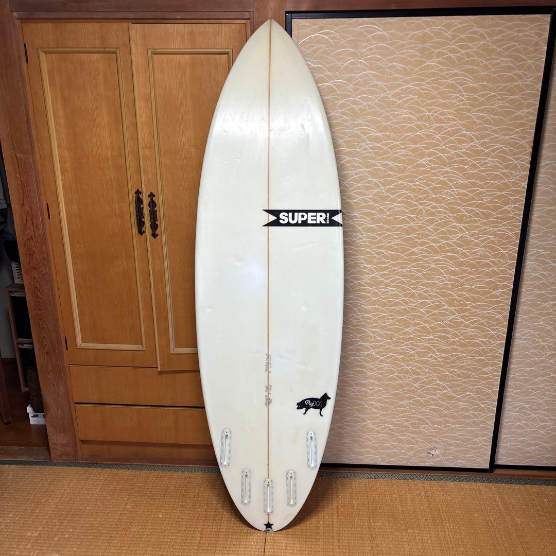 SUPERBRAND 5.10 ショートボード 5フィン　おまけフィン付き