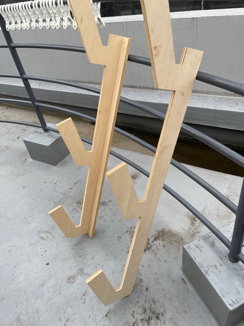 スノボー　スケボーラック　特注　ディスプレイ　バック掛け　ハンギング