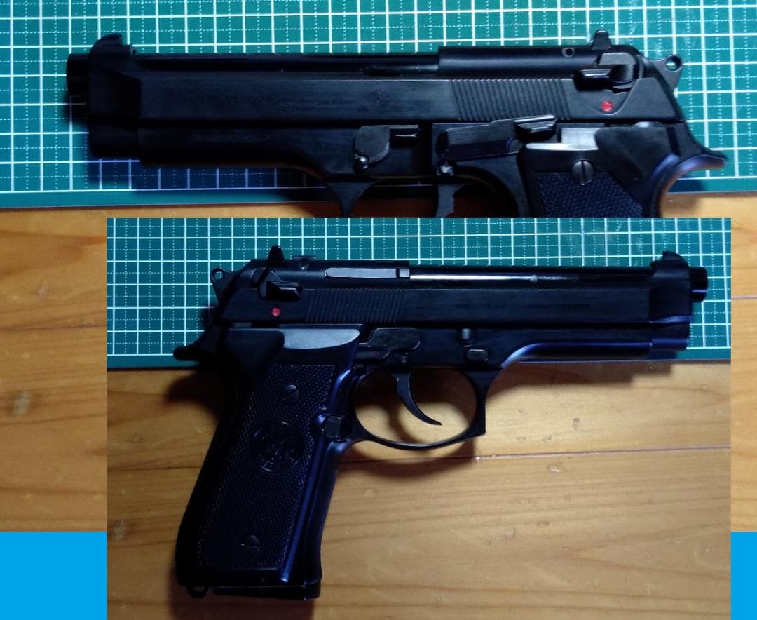 モデルガン Beretta HW樹脂製 発火モデル ベレッタブルーイング対応