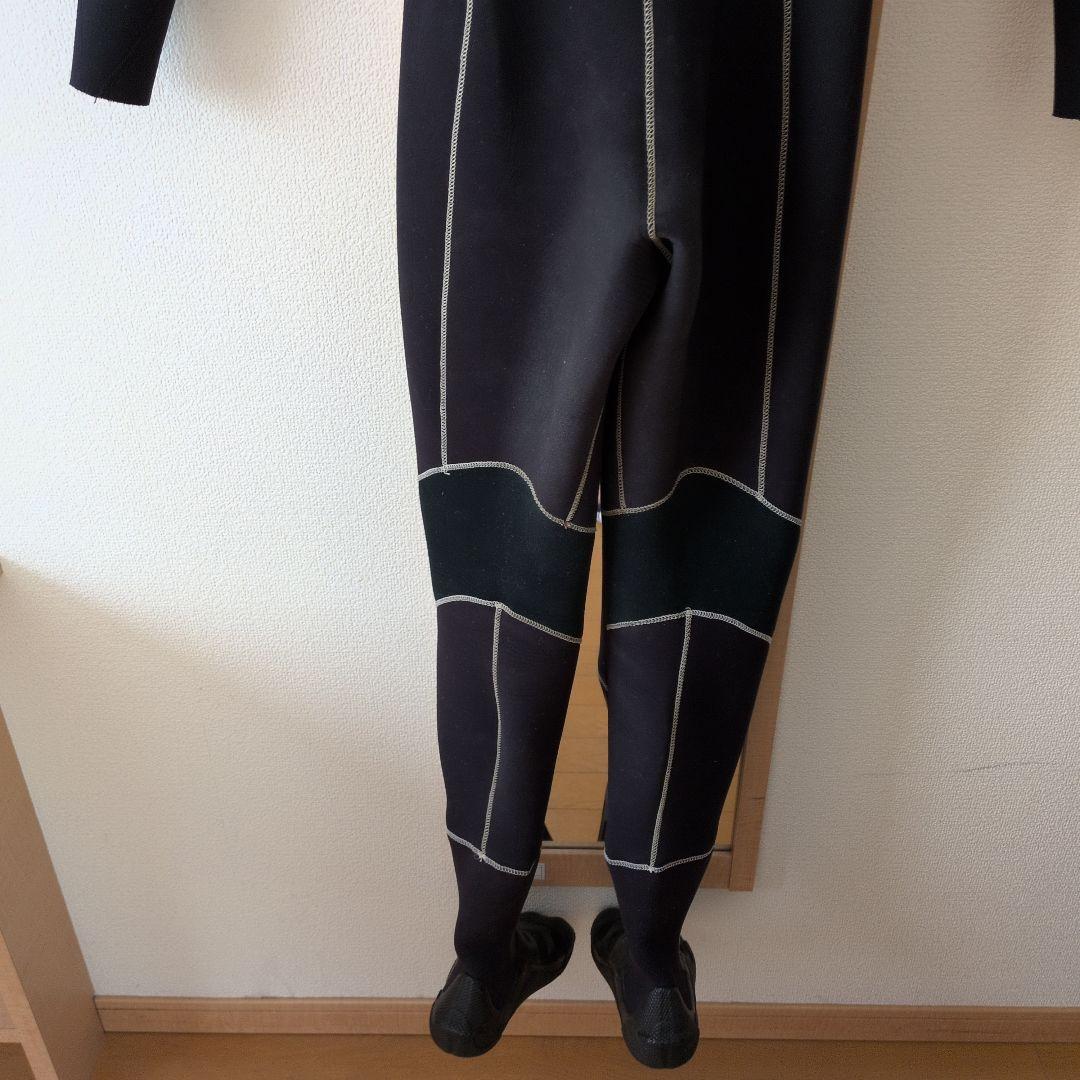 RTD ブラックドライスーツ 膝パッド付き