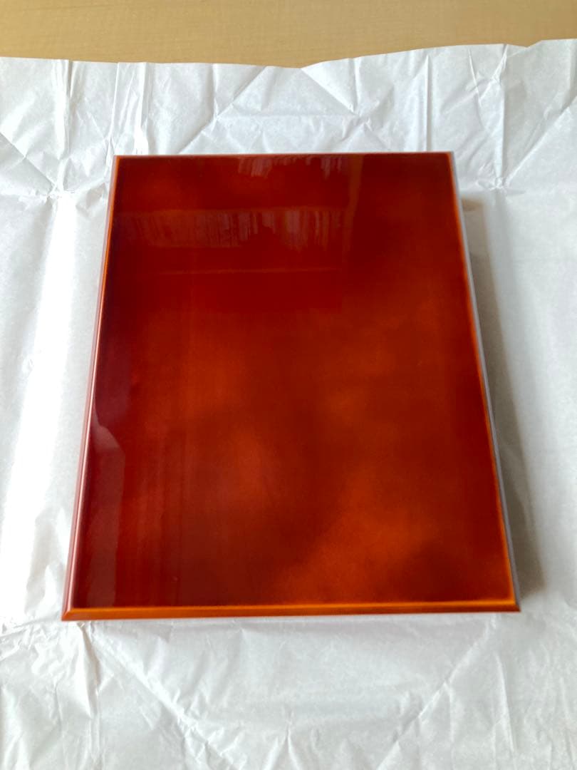 【新品未使用】飛騨春慶塗　文箱　A4版対応　手文庫　書類ケース　伝統工芸品