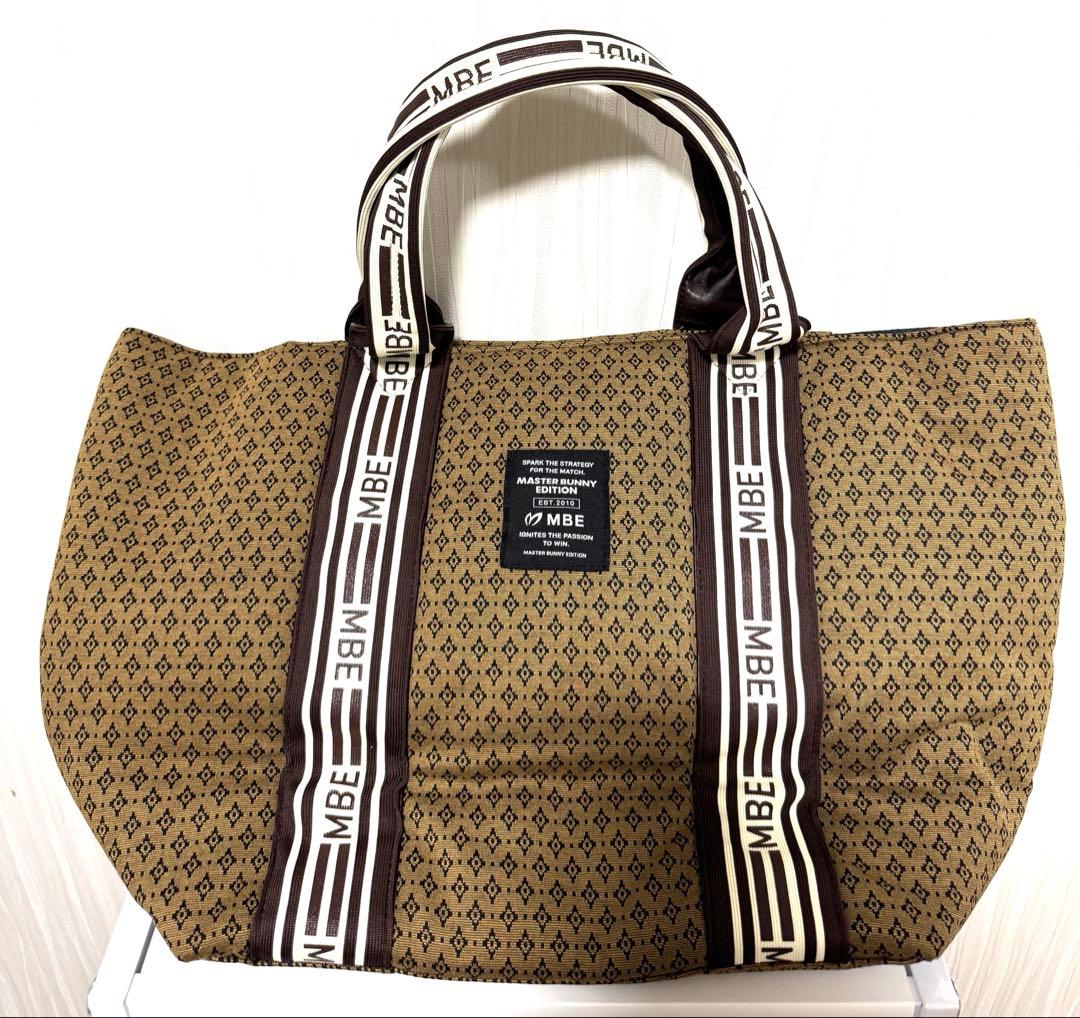 MASTER BUNNY EDITIONダイヤ柄ジャガードトートバッグ