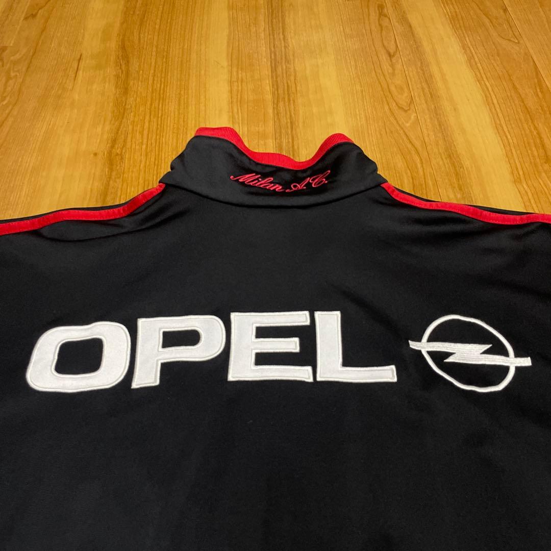 adidas ACミラン ジャージ 黒/赤アンセムジャケット