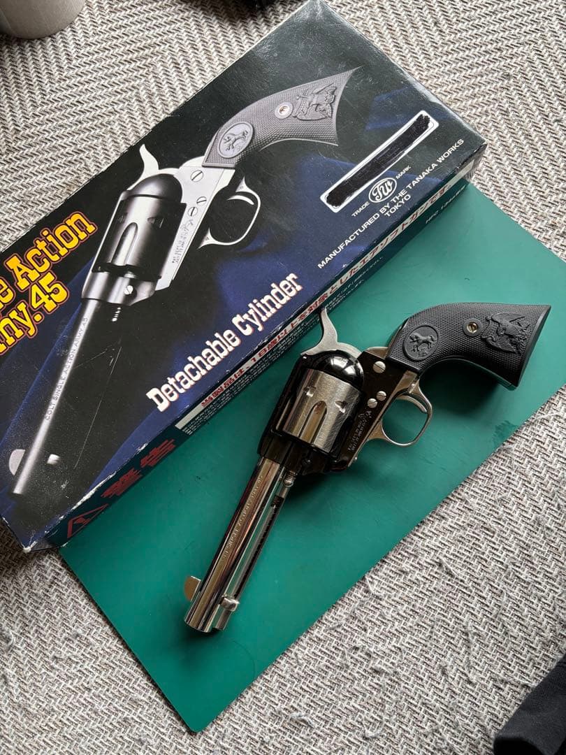 値下げ　タナカワークス　SAA ガスガン　ニッケルF/スチールF