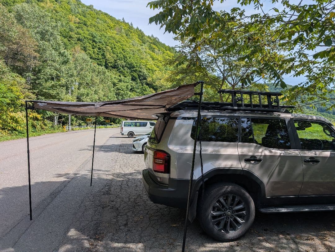 ライノラック バットウィング オーニング 2.5m 左マウント STOW IT付