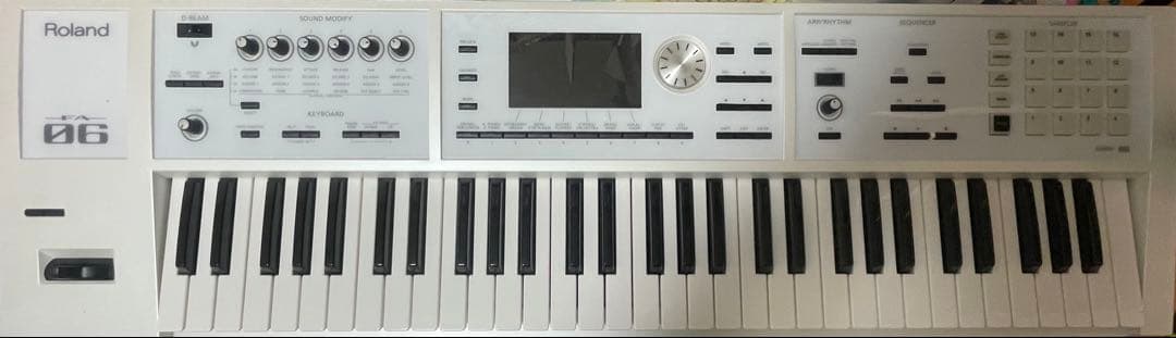 ［限定色］Roland FA-06-SC シンセサイザー MIDIキーボード 白