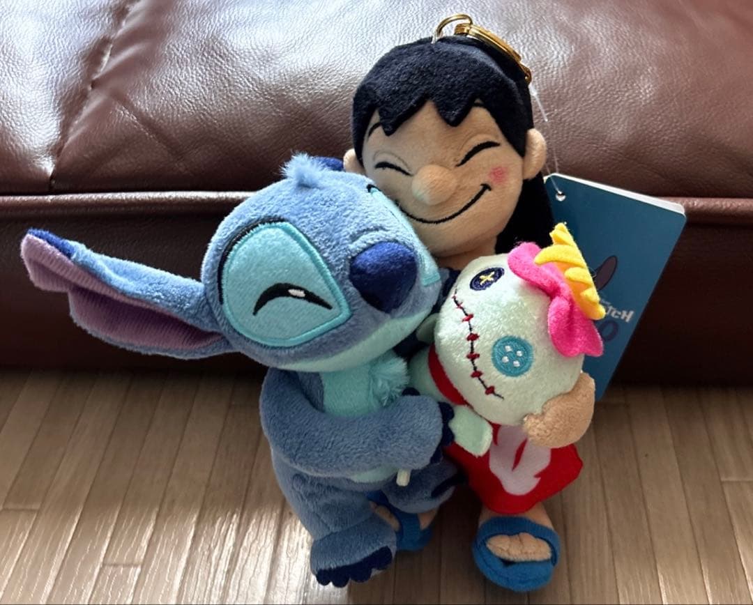 リロ&スティッチ ぬいぐるみキーホルダー