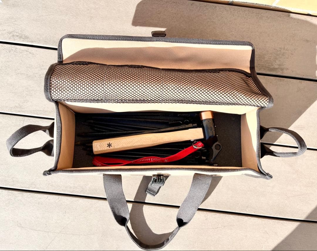 スノーピーク　ソリステ30、ペグハンマーPro.C、マルチコンテナM セット