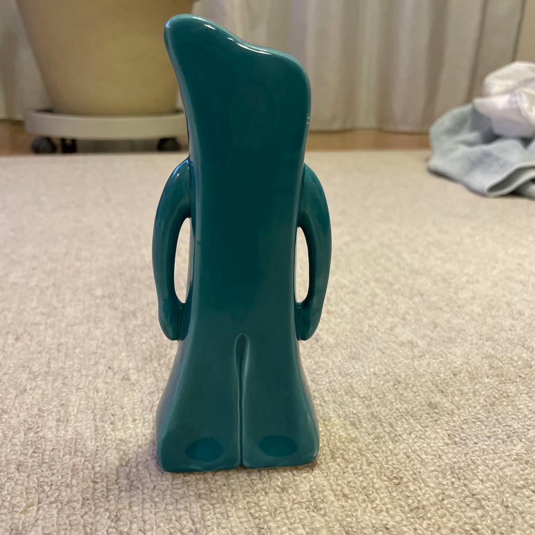 ガンビー　GUMBY 貯金箱　陶器製