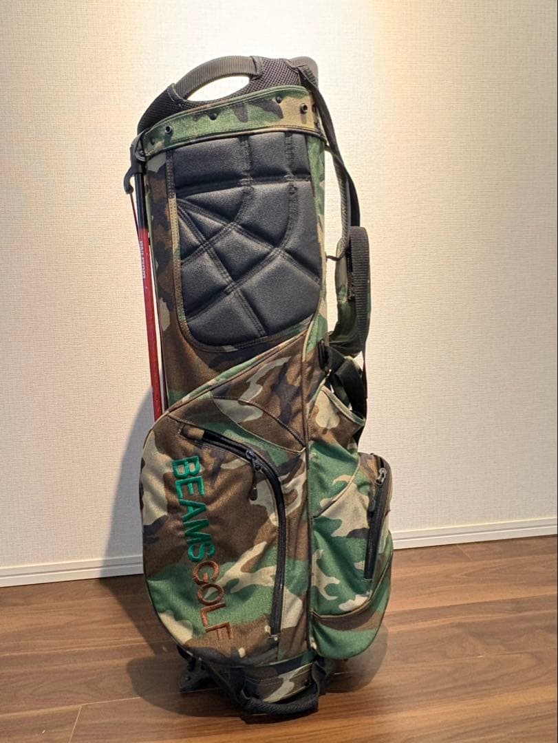 BRIEFING ✖️ビームスコラボ迷彩 キャディバッグ【限定】