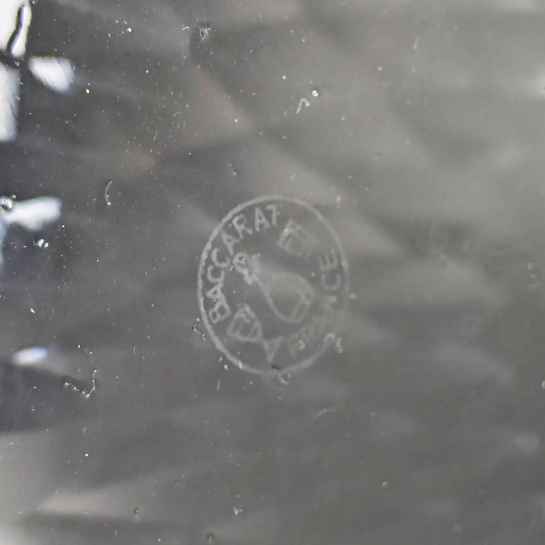 バカラ アルマニャック ダイヤカット デキャンタ 仏ヴィンテージ 刻印 上質美品