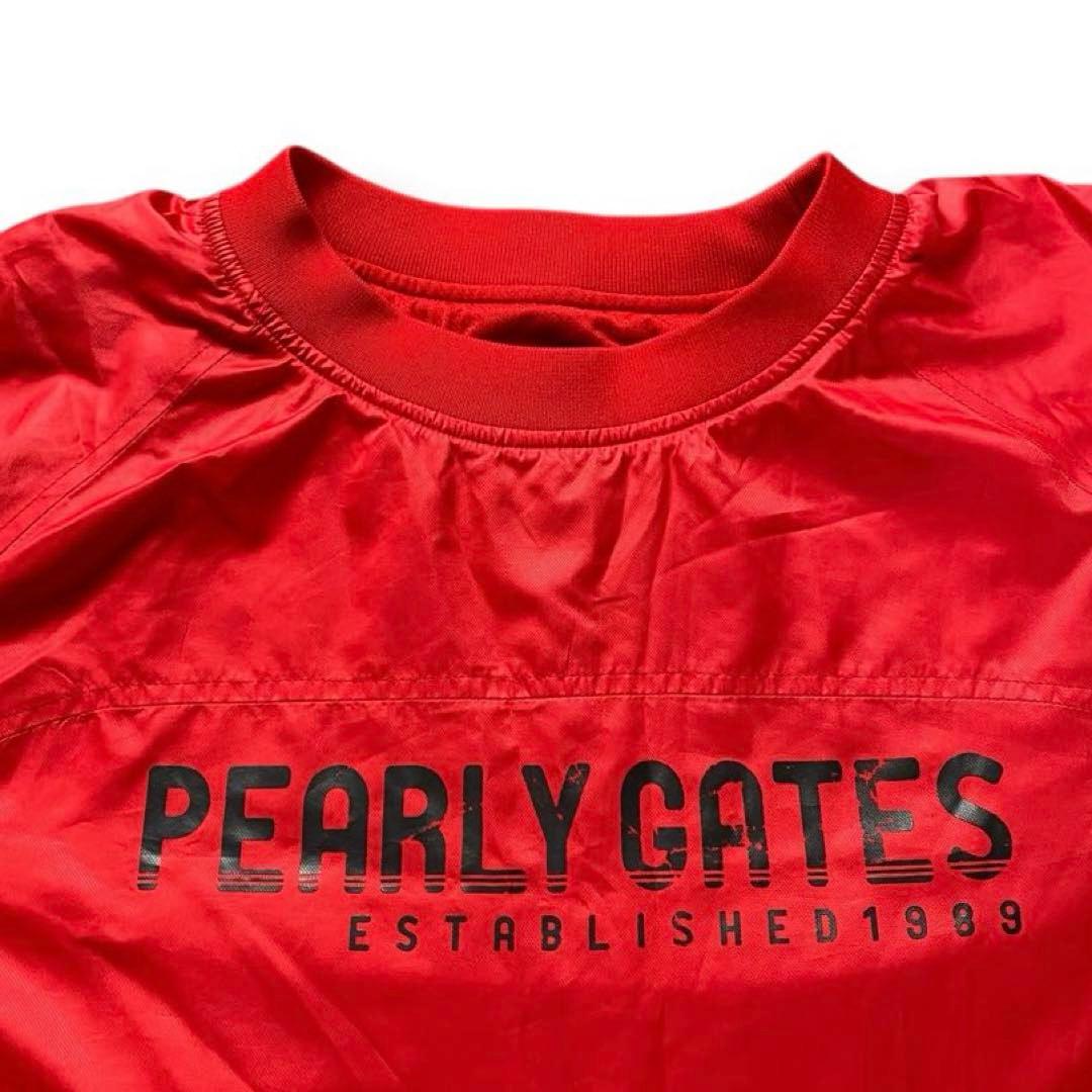 美品 PEARLY GATES 2WAY ナイロン プルオーバー ゴルフウェア