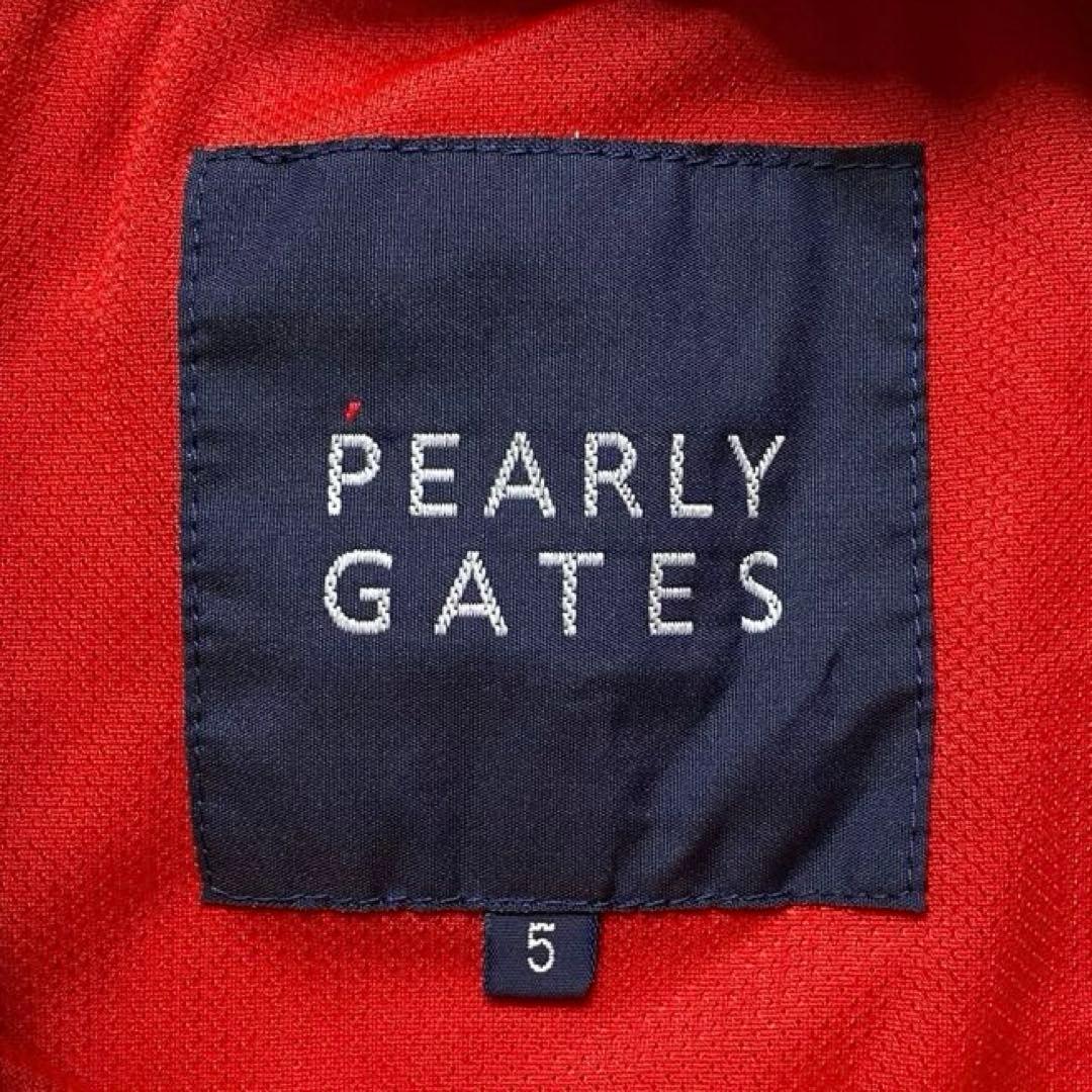 美品 PEARLY GATES 2WAY ナイロン プルオーバー ゴルフウェア