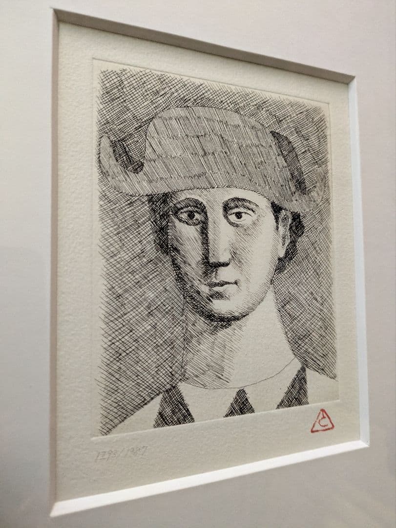 夭折の天才画家・有元利夫の銅版画　1987年展覧会ポスター