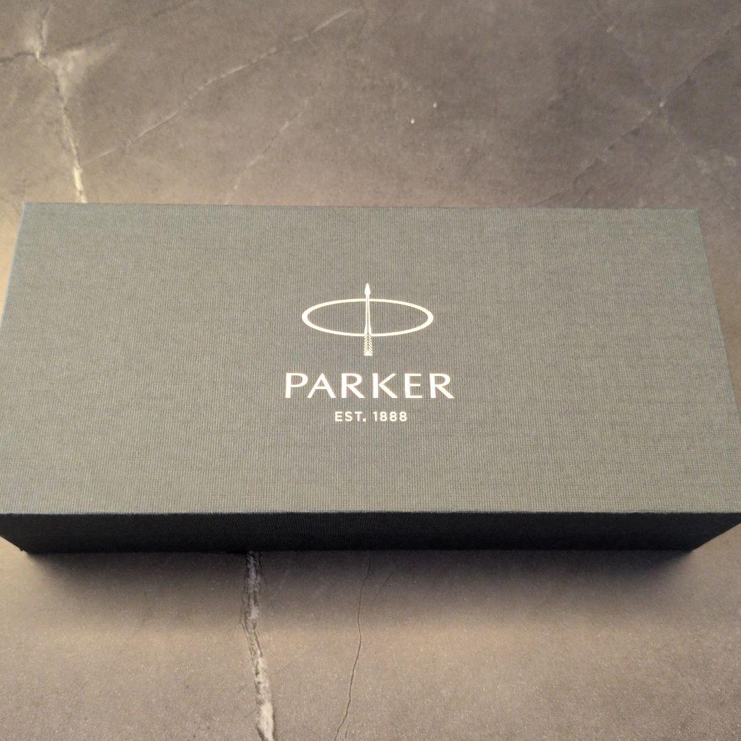 【未使用・送料込】パーカーソネットPRM メタル＆ブラックGTボールペン