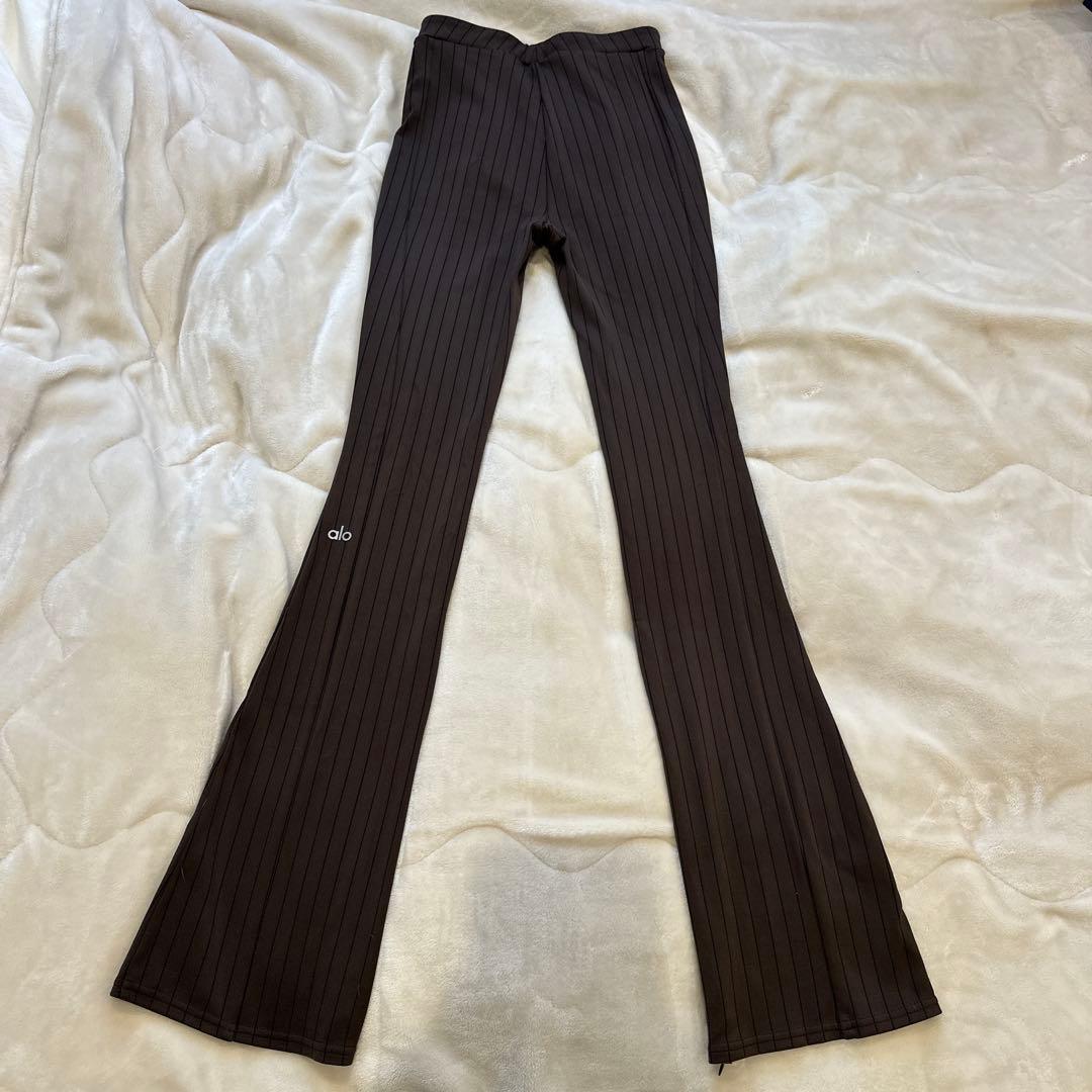 alo ストライプ レギンス XS