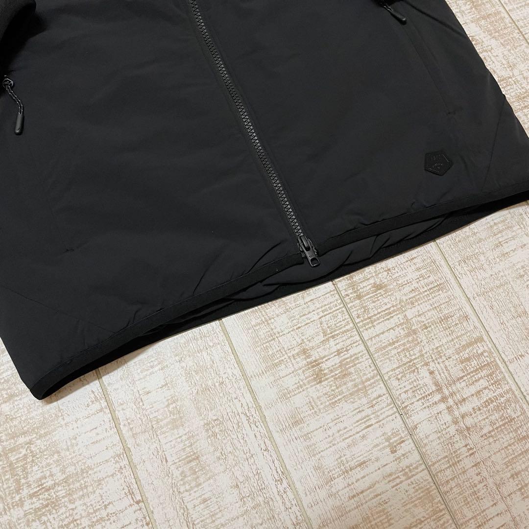 新品 キャロウェイ 長袖ブルゾン 中綿 撥水 フード付き ブラック LLサイズ