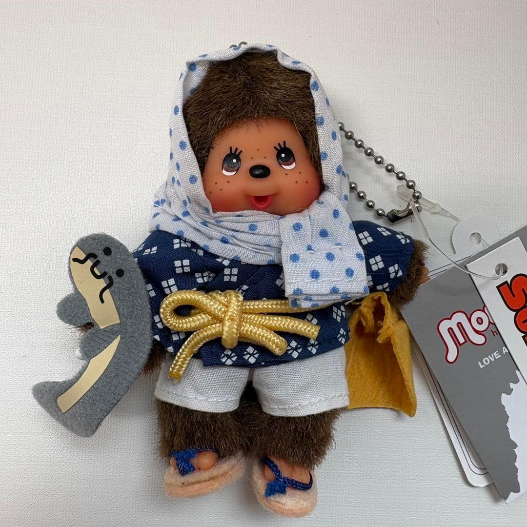 新品 日本浪漫紀行 島根 安来節 モンチッチ キーホルダー 2349