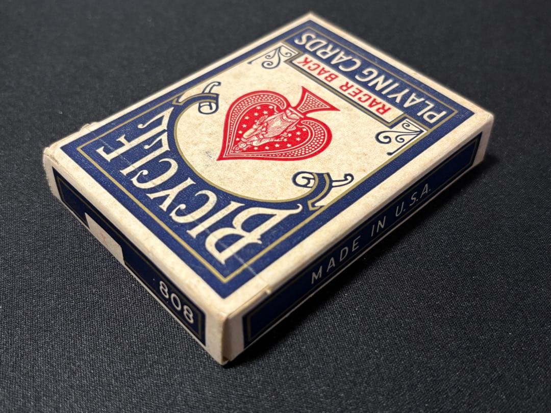 新品未使用 Bicycle Racer Back 青 オールド レーサーバック