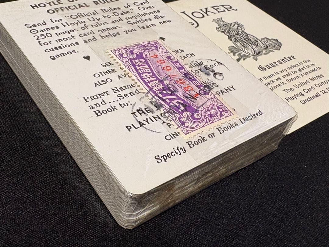 新品未使用 Bicycle Racer Back 青 オールド レーサーバック