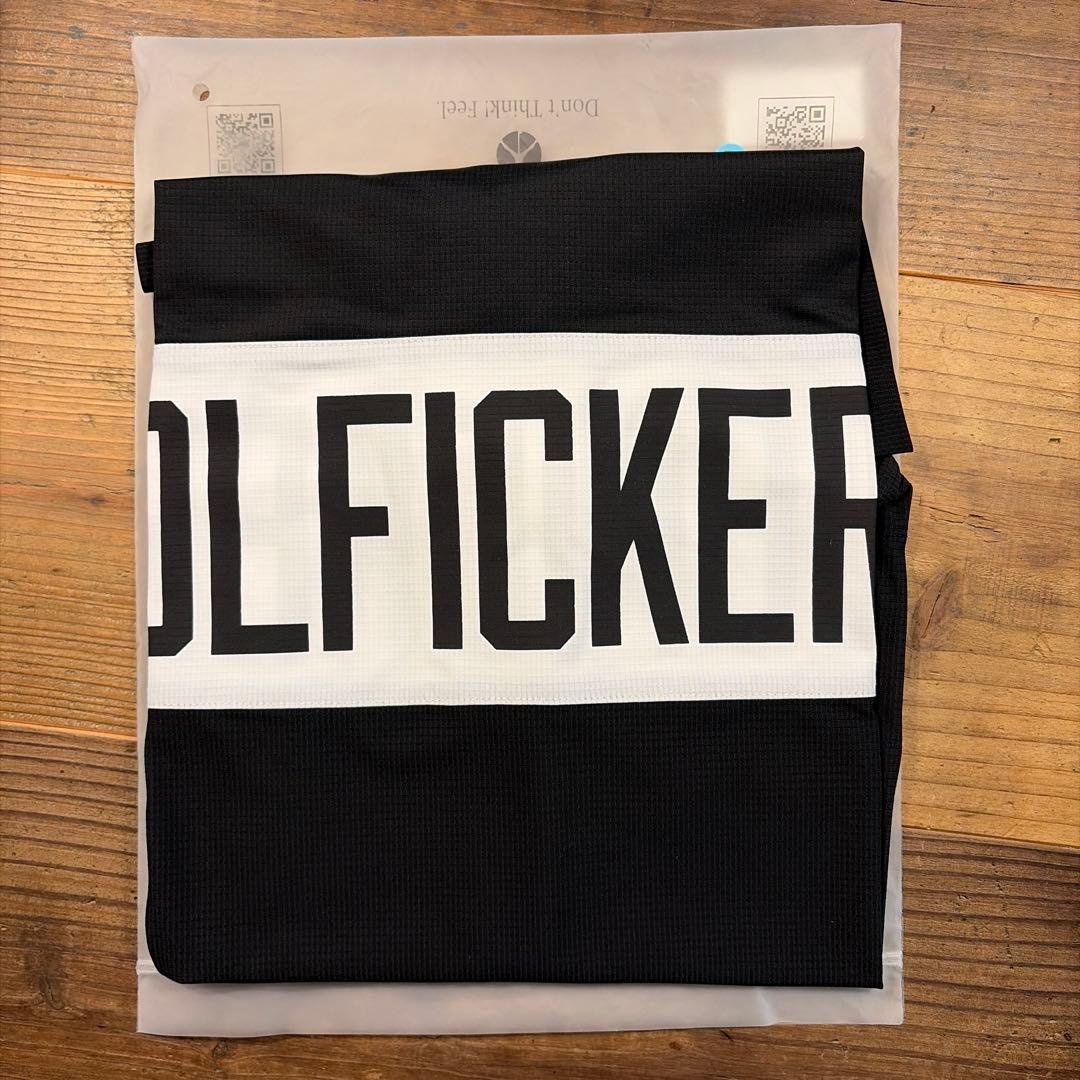 【未使用】GOLFFICKERS ハーフジップストレッチシャツL